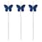 Glitzhome® 24" Patriotic Butterfly Yard Stake Set
